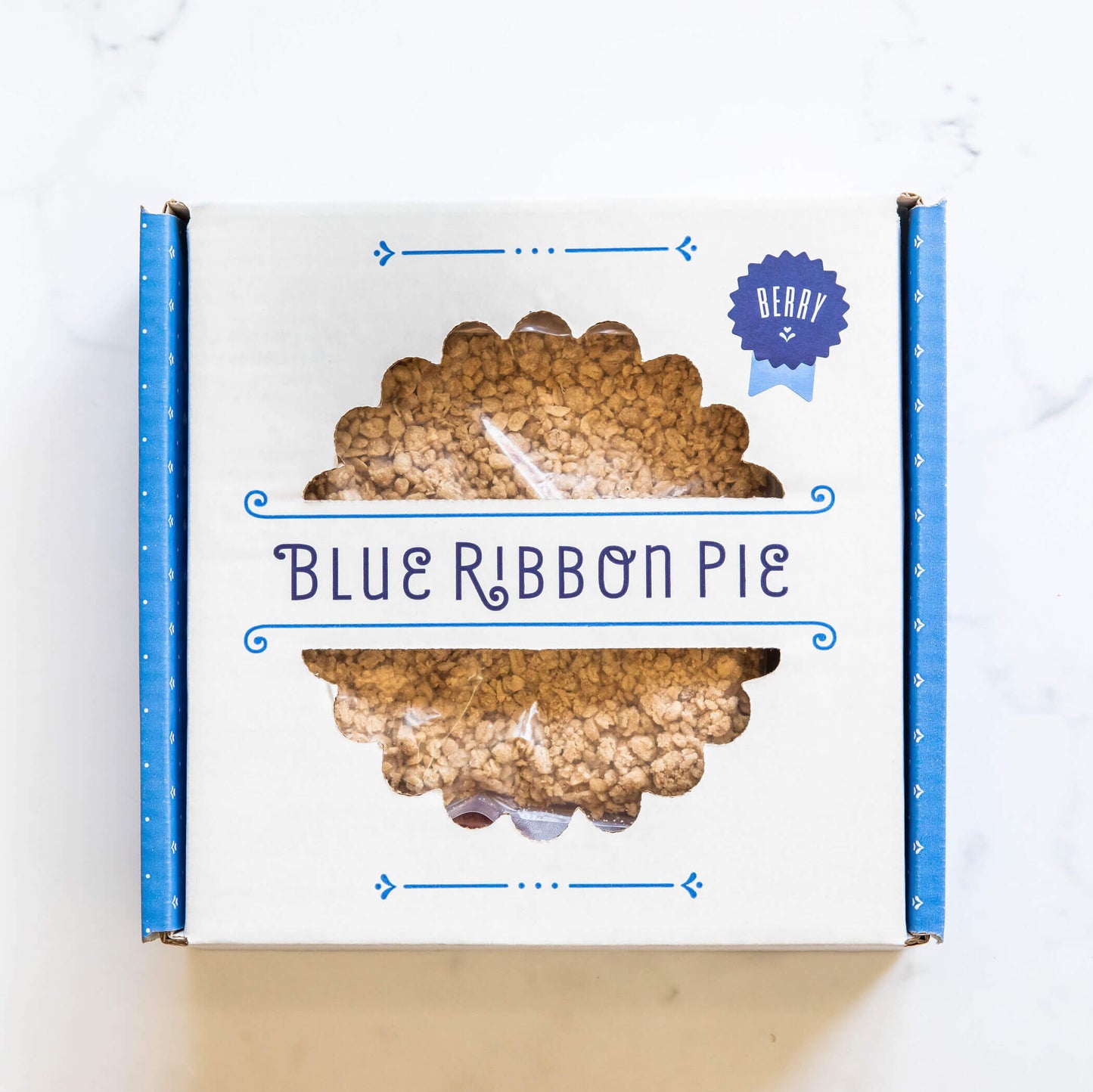 Blue Ribbon Pie box